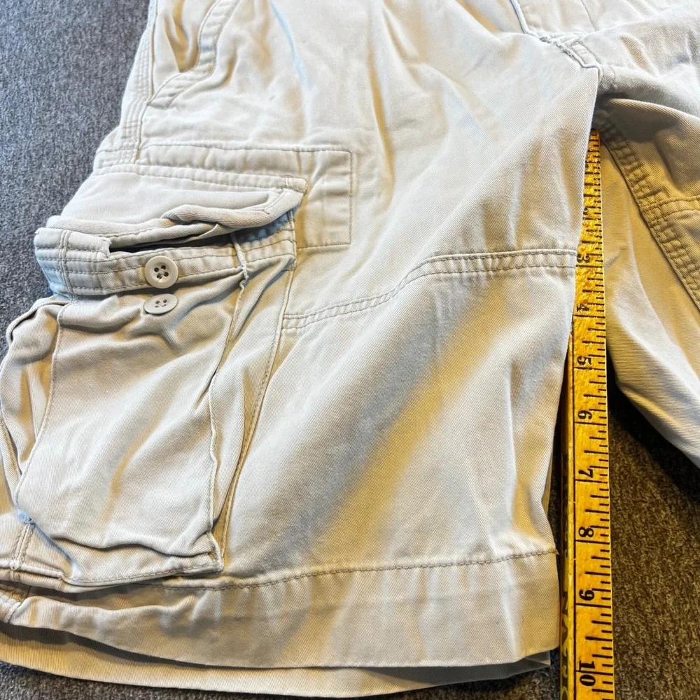 Polo Ralph Lauren Mens Cargo Shorts Beige Casual Outdoor Cotton Size 30‎